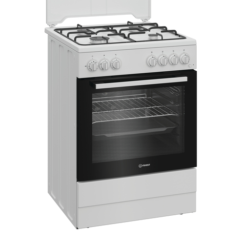 Indesit I6G3PMW Freestanding cooker Electric Gas White – image 2
