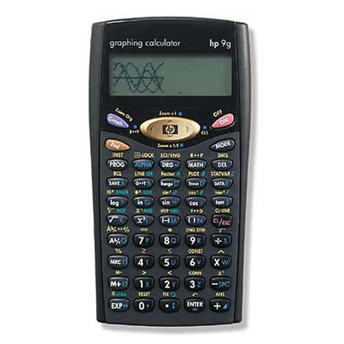 HP 9G calculator Desktop Graphing Black