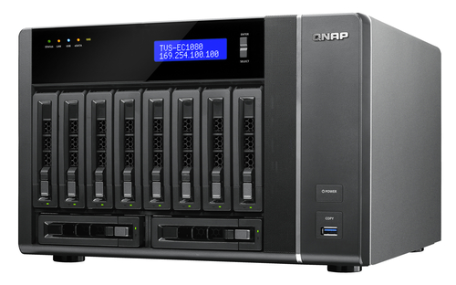 QNAP TVS-EC1080 NAS Tower Intel® Xeon® E3 V3 Family E3-1245V3 – image 4