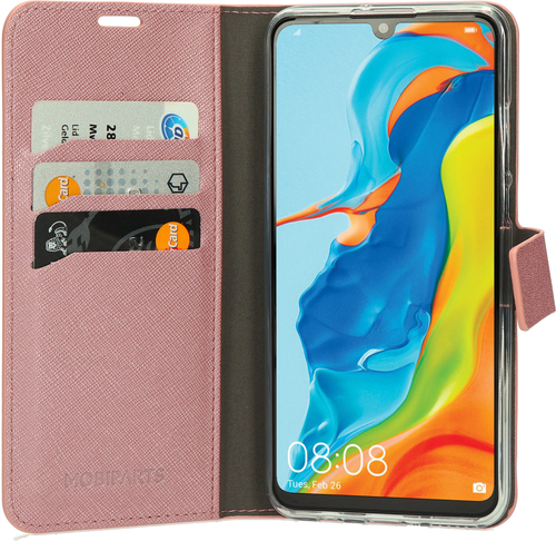 Mobiparts Saffiano Wallet Case Huawei P30 Lite Pink – image 8
