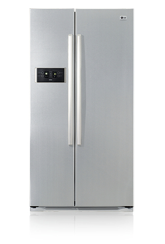 LG GW-B207FLQV side-by-side refrigerator Freestanding Silver