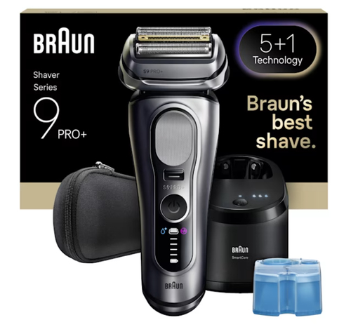 Braun Series 9 Pro+ 9667CC Сеточная бритва Триммер Серебристый