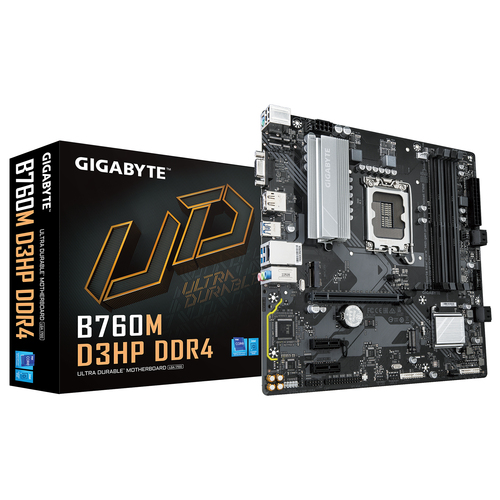 MOTHERBOARD GIGABYTE B760M D3HP DDR4 SOCKET 1700 4DDR4 5 B760M D3HP DDR4 - Código: B760M D3HP DDR4 | Compra en Guadalajara