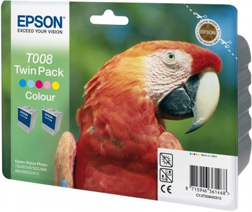 Epson Parrot Twinpack T008