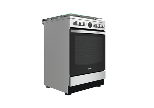 Indesit IS67G8CHX/E/1 Freestanding cooker Electric Gas Stainless steel – image 2