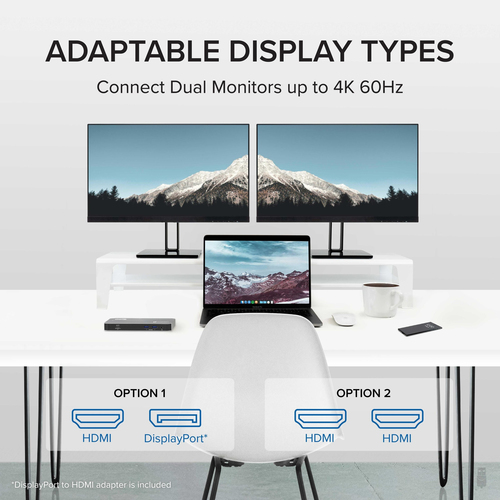 Plugable Technologies TBT3-UDC3 laptop dock/port replicator Docking Thunderbolt 3 Black – image 5