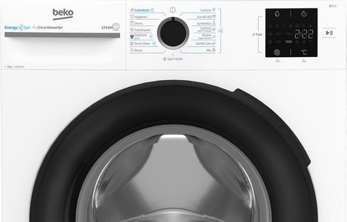 Beko b300 BM3WFSU38413WB washing machine Front-load – image 4