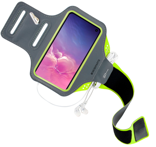 Mobiparts Comfort Fit Sport Armband Samsung Galaxy S10e Neon Green – image 2