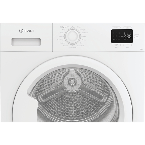 Indesit C Ysd 72D WW UK 7 kg Heat Pump Tumble Dryer - White - image 8