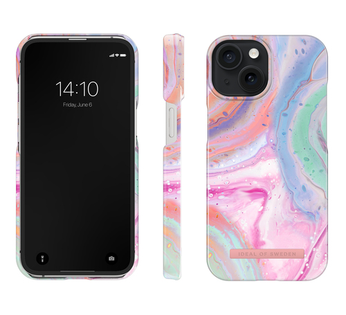 iDeal of Sweden Printed Case iPhone 15 Pastel Marble – image 2