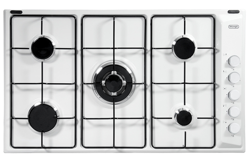 De’Longhi FLB 59 ASDV варочная поверхность Белый Встроенный 86 cm Газовый 5 зона(ы)