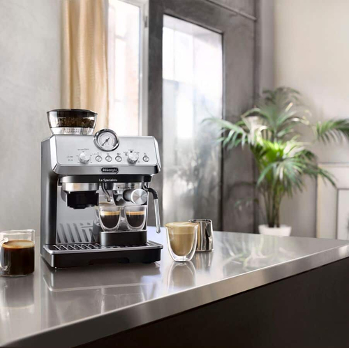 Delonghi Bean to Cup Manual Coffee Machine, La Specialista Arte in Silver Silver - image 6