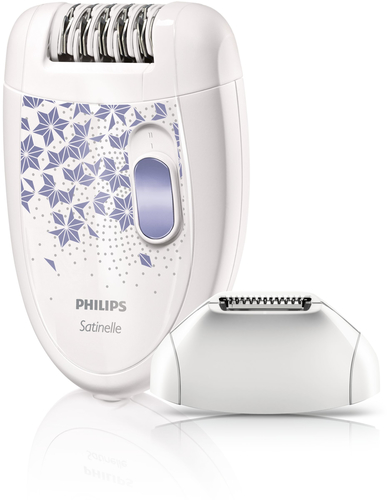 Philips Satinelle HP6423/31 epilator 20 tweezers Violet, White