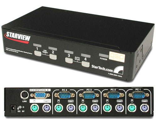 StarTech.com StarView KVM switch Black