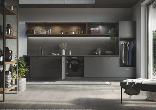 Haier HWDQ90B416FWBB washer dryer Built-in Front-load Black – image 9