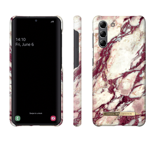 iDeal of Sweden Printed Case Galaxy S21 Calacatta Ruby Marble – image 2