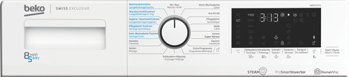 Beko 5W8514CH1 washer dryer Freestanding Front-load White – image 5