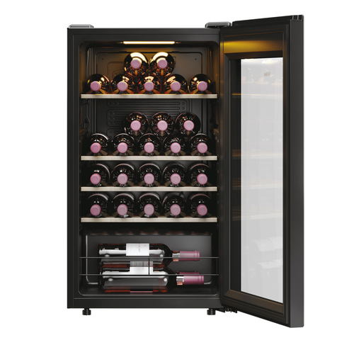 Haier Wine Bank 50 Series 3 HWS34GGH1 Compressor wine cooler Freestanding Black 34 bottle(s) – image 2