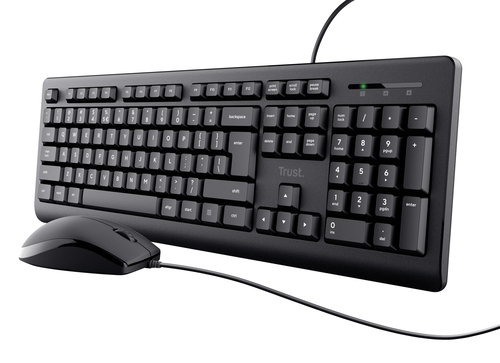 Trust Wired Keyboard And Mouse Set