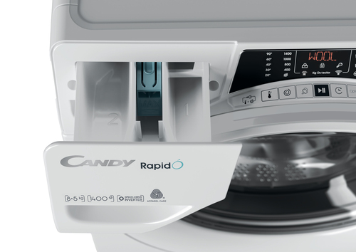 Candy RapidÓ ROW4854DWMSE/1-S washer dryer Freestanding Front-load White – image 8