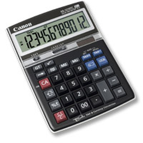 Canon HS-1210TC calculator Desktop Display Black, Silver