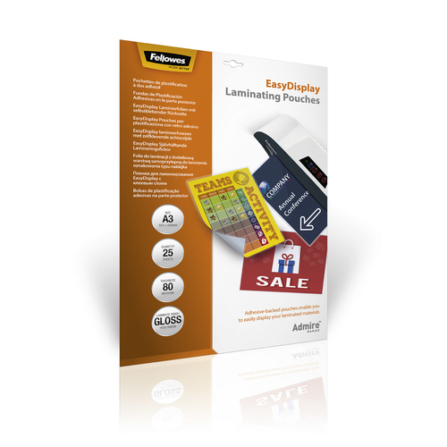 Fellowes 5601803 laminēšanas kabata 25 pcs