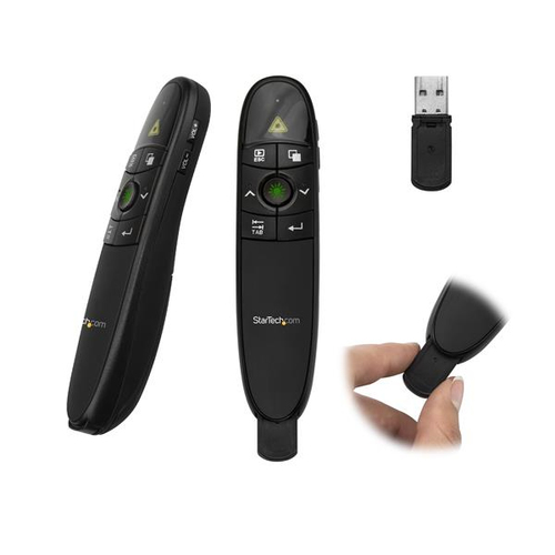 CONTROL REMOTO P PRESENTACIONES  CON PUNTERO LOISER VERDE 27M - PRESREMOTEG