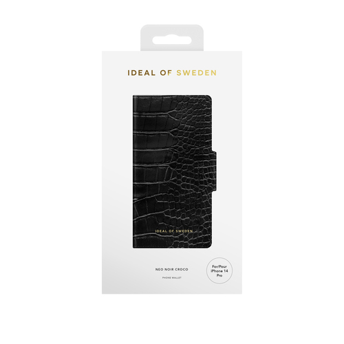 iDeal of Sweden Atelier Wallet iPhone 14PR Neo Noir Croco – image 5