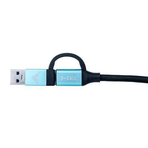 i-tec USB-C > USB-C kabel met geïntegreerde USB 3.0 adapter, afbeelding 2