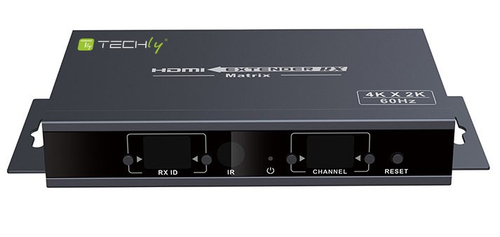 Techly IDATA-HDMI-MX393R AV-pikendus AV-vastuvõtja Must