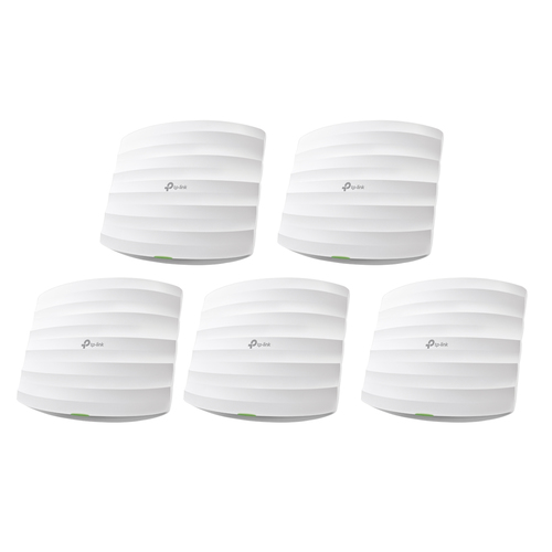 EAP245-KIT-5 Kit de 5 Puntos de Accesso Omada doble banda 80211ac MUMIMO PoE af y PoE Pasivo soporta hasta 100 clientes hasta 1350 Mbps EAP245-KIT-5