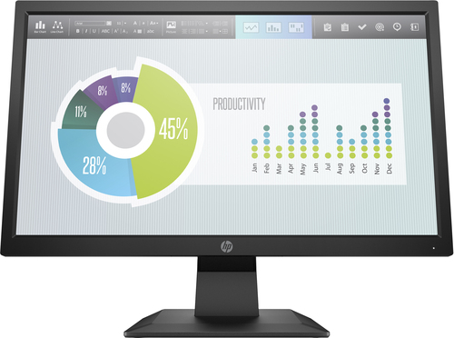 Monitor HP D90 19.5 Led P204v HD Resolución 1600x900 Panel TN 5RD66AA - Hewlett Packard