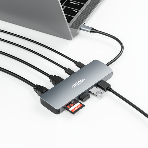 Origin Storage Travel Dock USB-C 4K 9in1 with PD – image 1