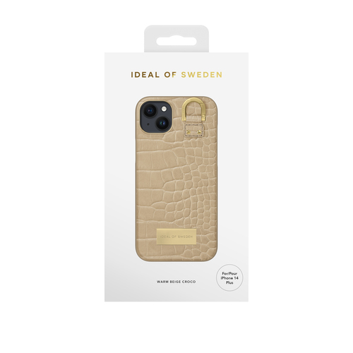 iDeal of Sweden Atelier Case iPhone 14PL Warm Beige Croco – image 1