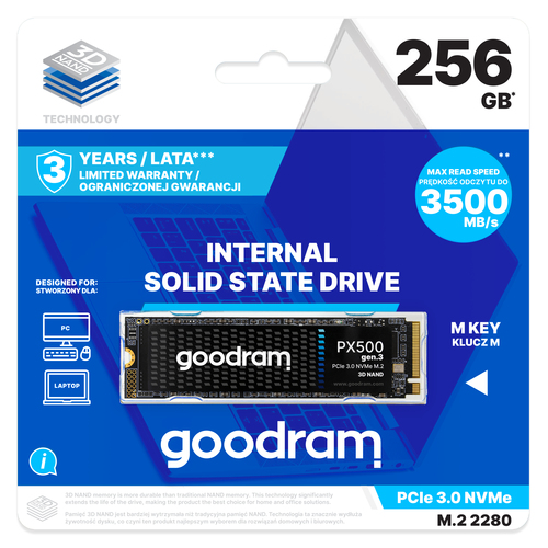 Goodram PX500 GEN.3 SSDPR-PX500-256-80-G3 – image 4