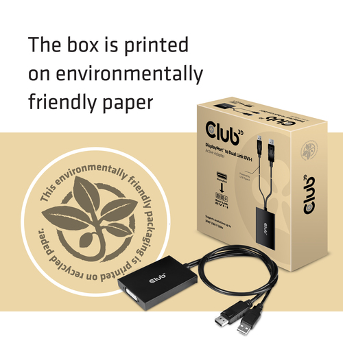 Club 3D DisplayPort to Dual Link DVI-I Active Adapter, afbeelding 6