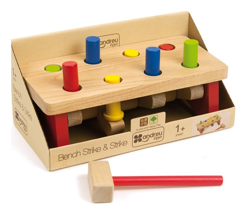 ANDREU Toys Bench Strike & Strike Board game Fine motor skill (dexterity)
