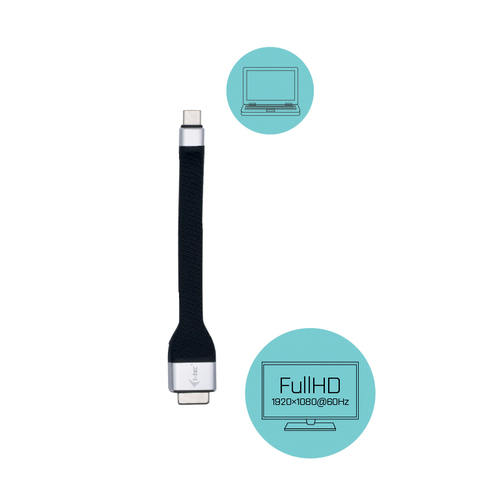 i-Tec USB-C Flat VGA Adapter - Externe video-adapter, afbeelding 3
