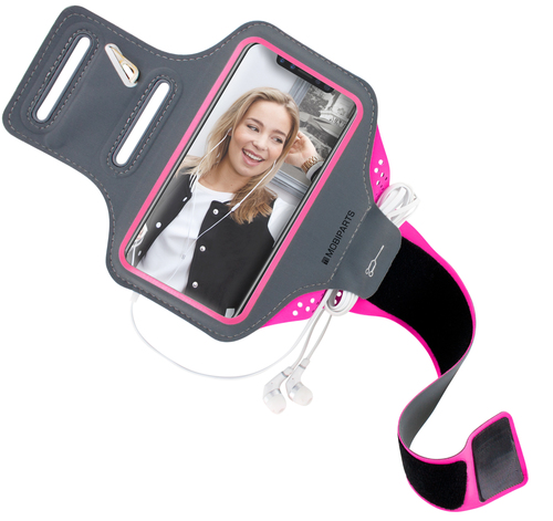 Mobiparts Comfort Fit Sport Armband Apple iPhone X - Smartphonehoesje, afbeelding 2