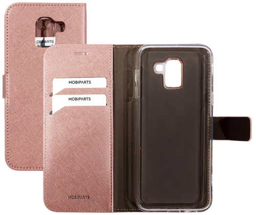 Mobiparts Saffiano Wallet Case Samsung Galaxy J6 (2018) - Smartphonehoesje