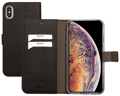 Mobiparts Saffiano Wallet Case Apple iPhone XS Max - Smartphonehoesje