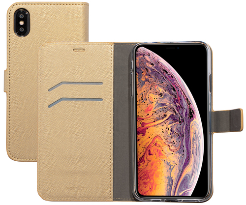 Mobiparts Saffiano Wallet Case Apple iPhone XS Max - Smartphonehoesje