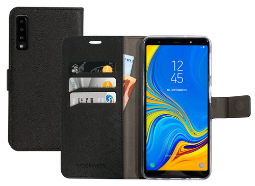 Mobiparts Saffiano Wallet Case Samsung Galaxy A7 (2018) - Smartphonehoesje