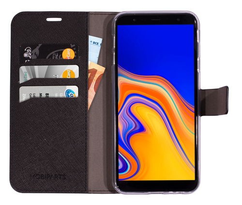 Mobiparts Saffiano Wallet Case Samsung Galaxy J4 Plus (2018) - Smartphonehoesje, afbeelding 4