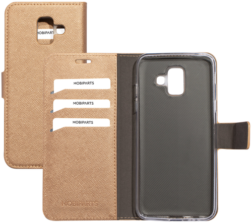 Mobiparts Saffiano Wallet Case Samsung Galaxy A6 (2018) - Smartphonehoesje