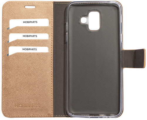 Mobiparts Saffiano Wallet Case Samsung Galaxy A6 (2018) - Smartphonehoesje, afbeelding 4