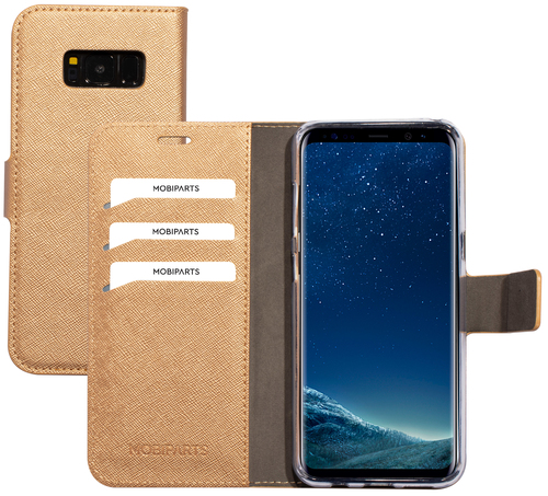 Mobiparts Saffiano Wallet Case Samsung Galaxy S8 - Smartphonehoesje