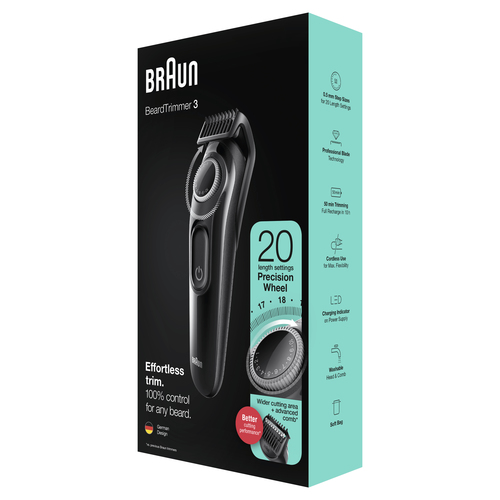Braun Beard trimmer BT3240 with precision dial, 2 combs and Gillette Fusion5 ProGlide razor – image 6