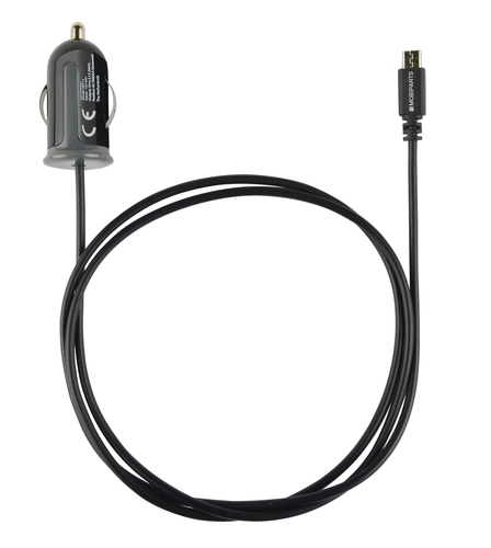 Mobiparts Car Charger Micro USB 2.1A Black, afbeelding 2