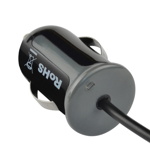 Mobiparts Car Charger Micro USB 2.1A Black, afbeelding 3